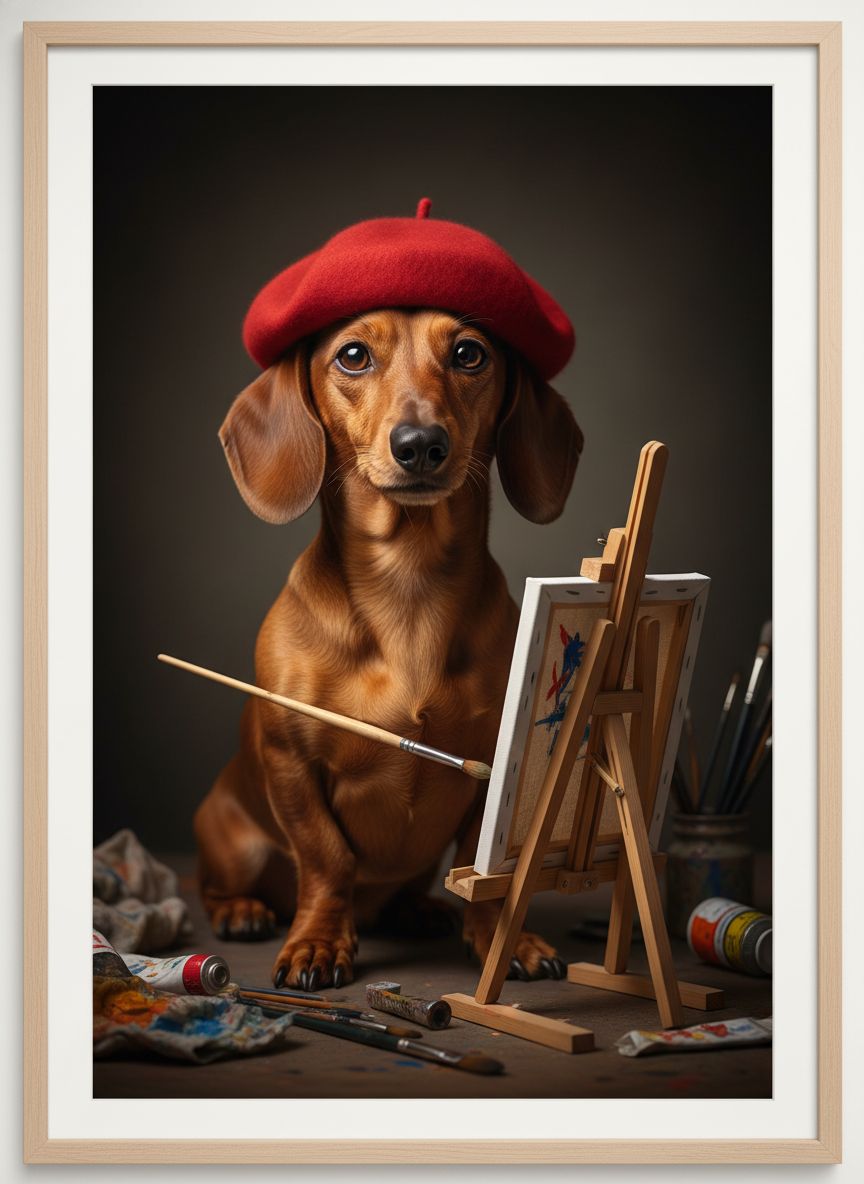 Artist Dachshund