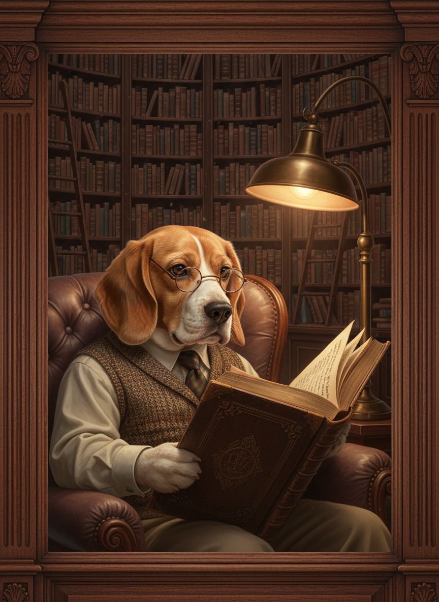 Librarian Beagle